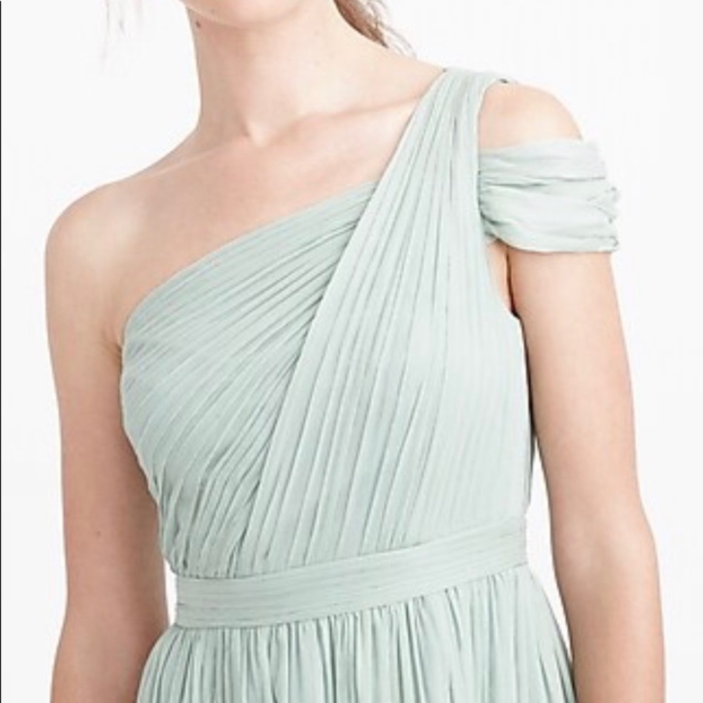 J Crew NWT Silk Cara Dress Sz 10-Dusty Shale